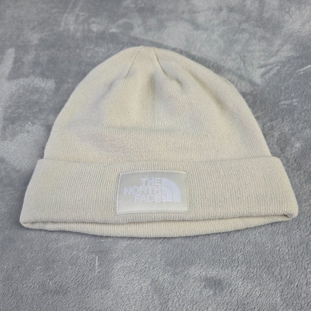The North Face Beanie Hat Ivory Knit- OS‎